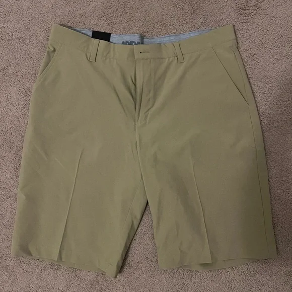 adidas Men's Khaki ultimate 365 golf Shorts - Picture 1 of 4